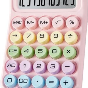 Colorful Candy Engineering Calculator with 12 Digit Large LCD Display
