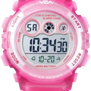 Nova 1451 Digital Sports Watch for Women and Girls, Stopwatch, Alarm, EL Backlight, 5 ATM Water Resistant, Flexible TPU Strap | Active, Casual & Gifting