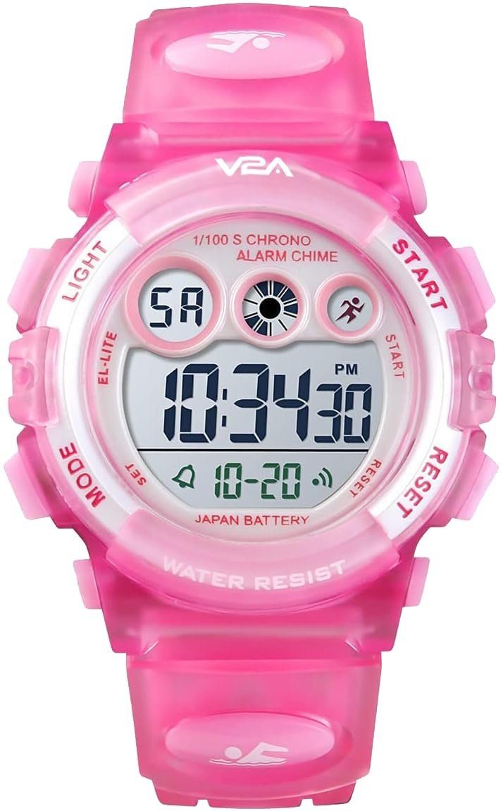Nova 1451 Digital Sports Watch for Women and Girls, Stopwatch, Alarm, EL Backlight, 5 ATM Water Resistant, Flexible TPU Strap | Active, Casual & Gifting